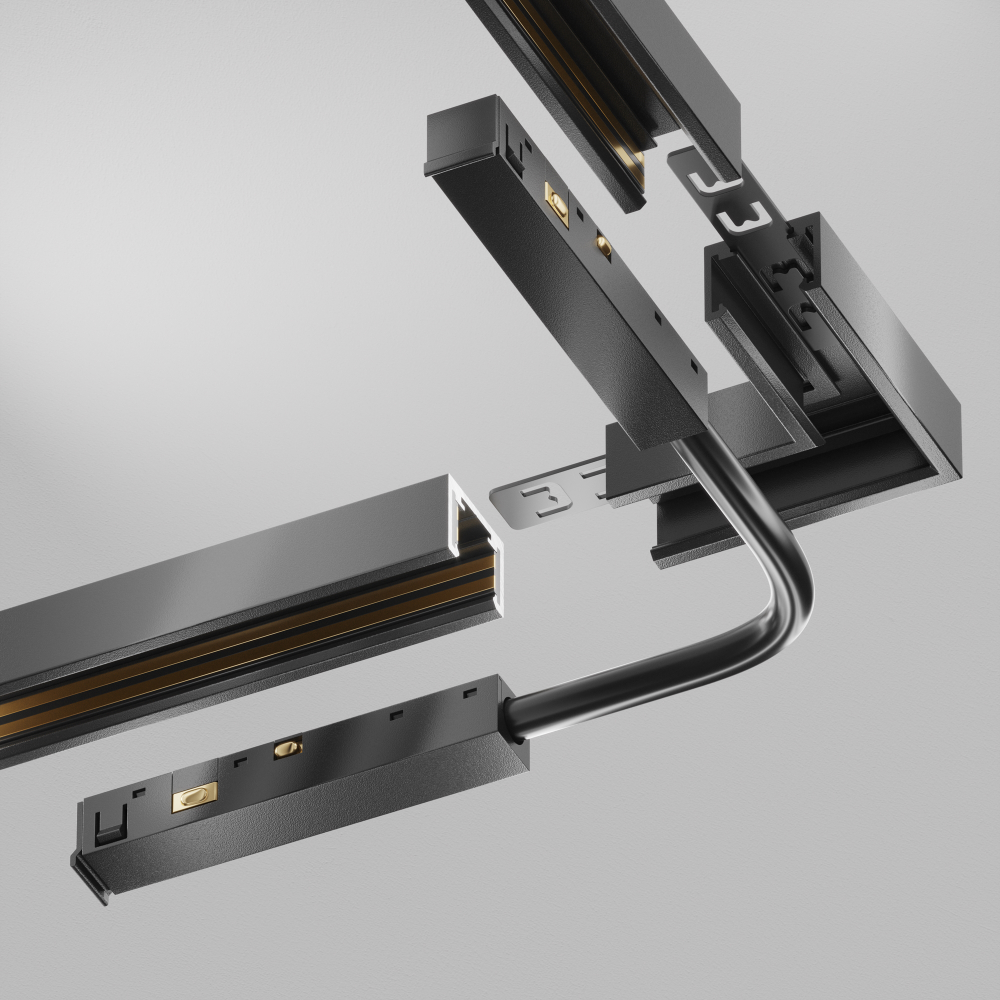 Коннектор питания шарнирный Maytoni Exility X TRA239CS-42B