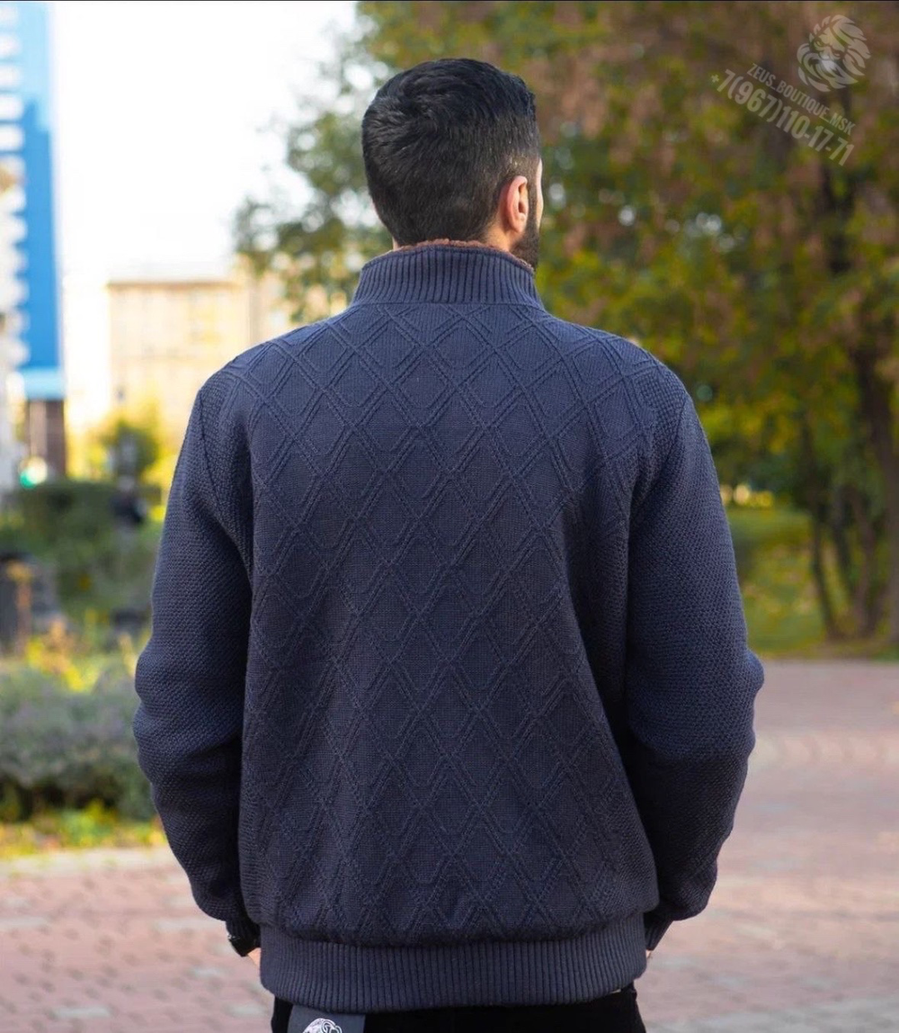 Кардиган с мехом Kiton