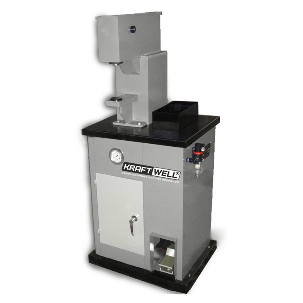 KraftWell (KRW300) Станок для наклепки накладок на тормозные колодки (пневмо)