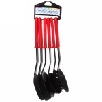 Набор кухонных принадлежностей 6 шт 31см красная ручка