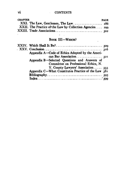 The Law. Business or Profession? | Julius Henry Cohen