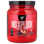 BSN, N.O.-Xplode, легендарное предтренировочное средство, фруктовый пунш, 2,45 фунта (1,11 кг)