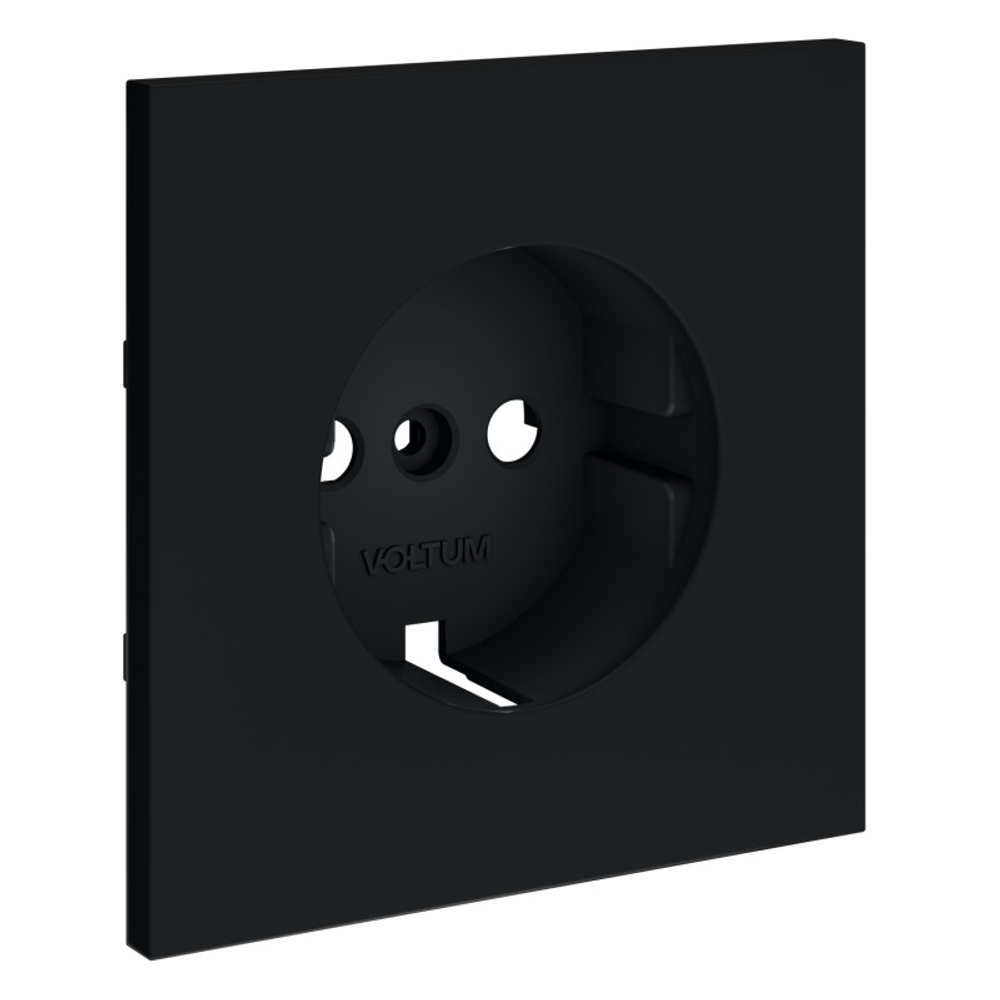 Накладка для розетки с заземлением, S70 (графит)