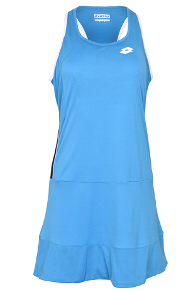 Женская Платье теннисное Lotto Squadra W II Dress PL - blue bay