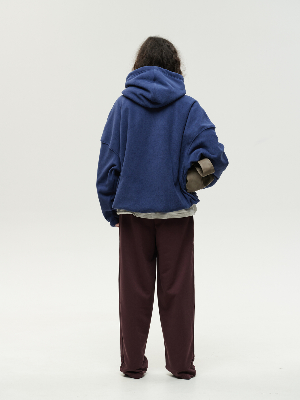 Drawstring Hoodie Navy Smoke