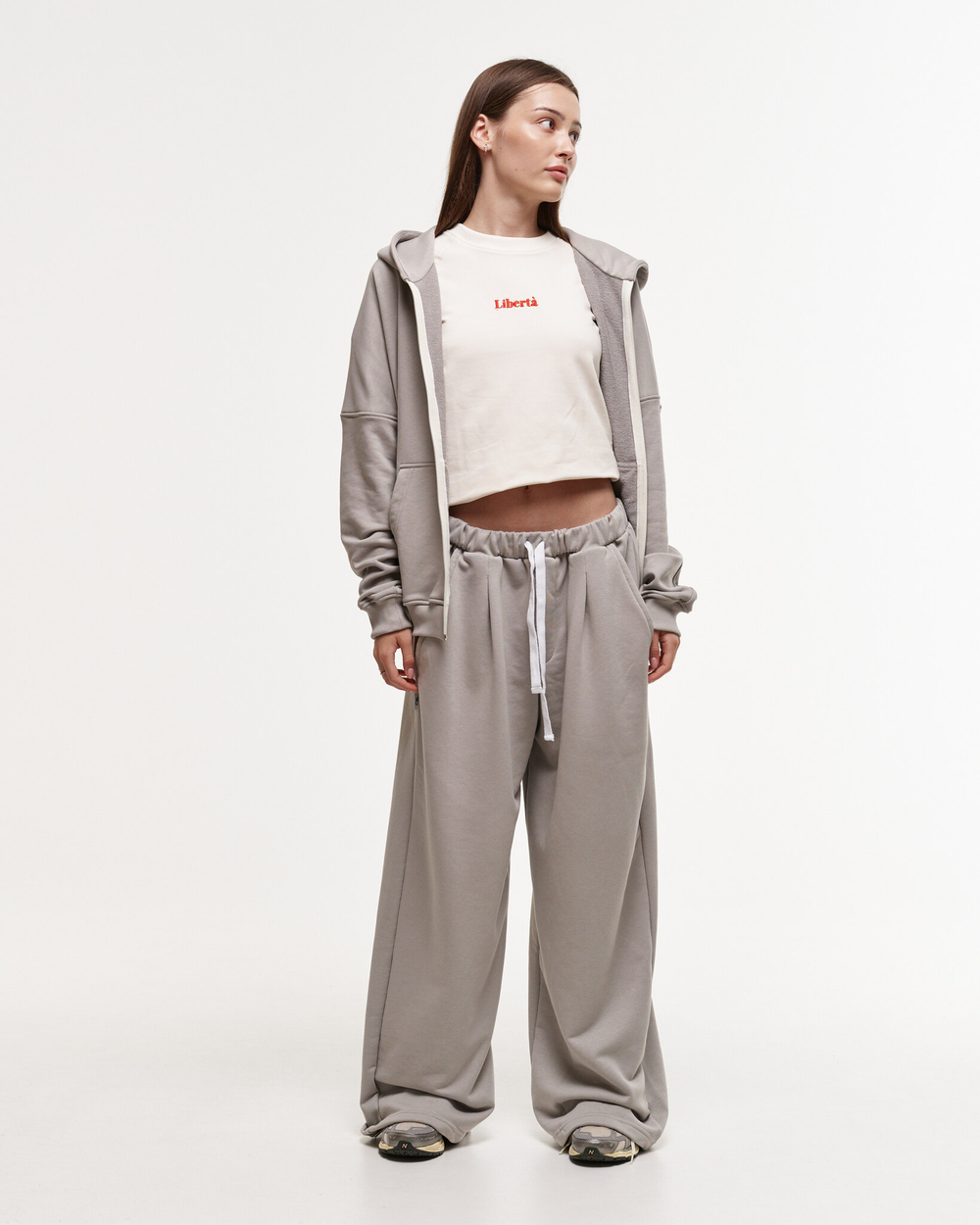 Baggy Trousers LOGO Drizzle