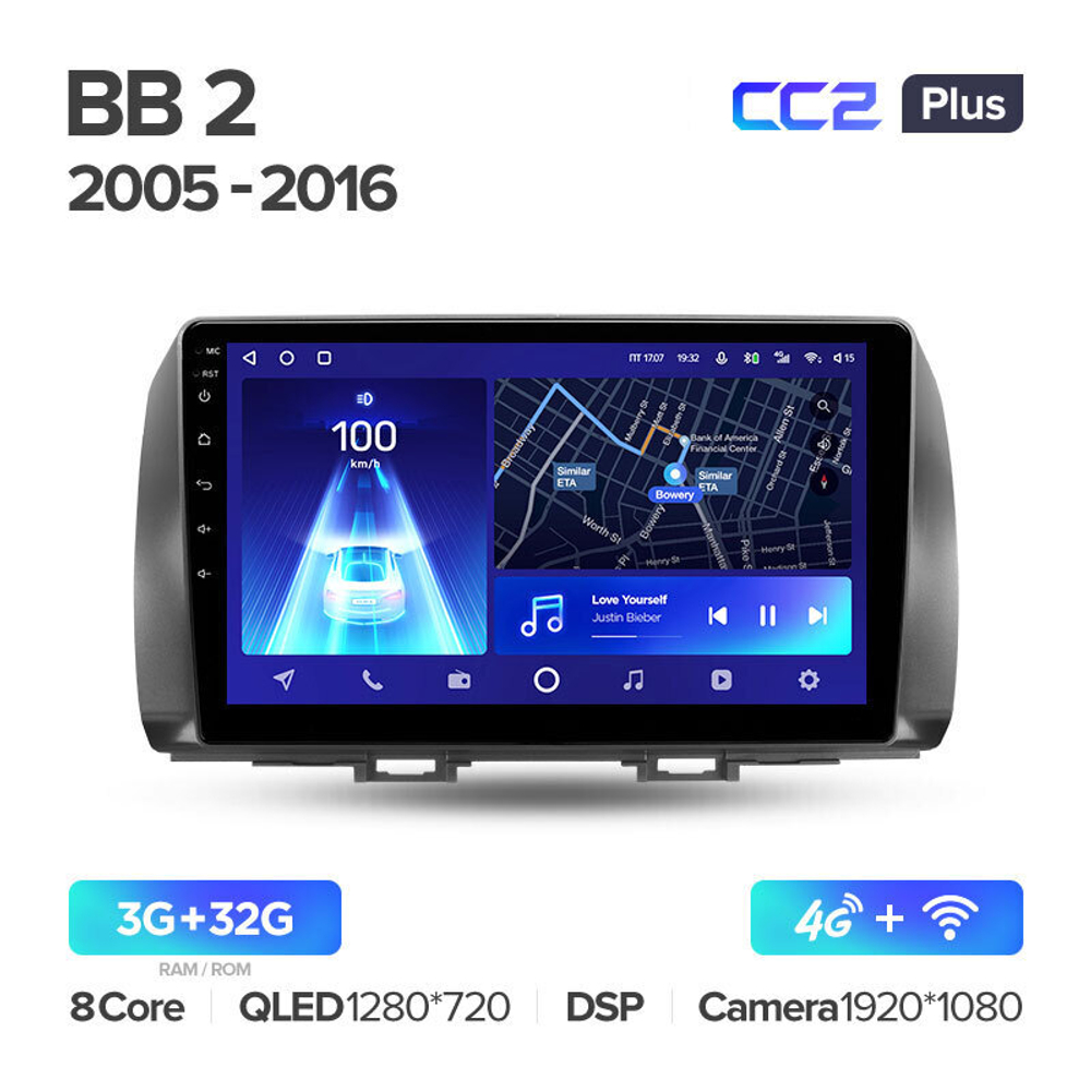 Teyes CC2 Plus 10.2" для Toyota bB 2005-2016