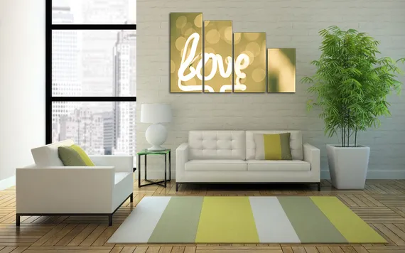 Модульная картина "Признание в любви"