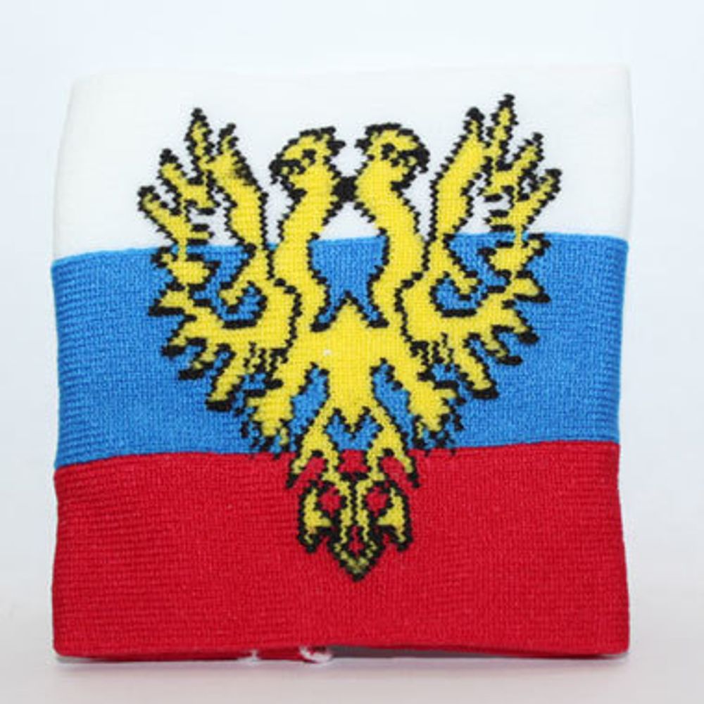 Напульсник тканый Флаг России с гербом