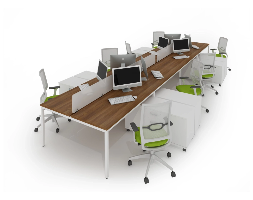 Рабочая станция на металлокаркасе (1435) на О-образном профиле МК60Х30 АВАНС (AVANCE)