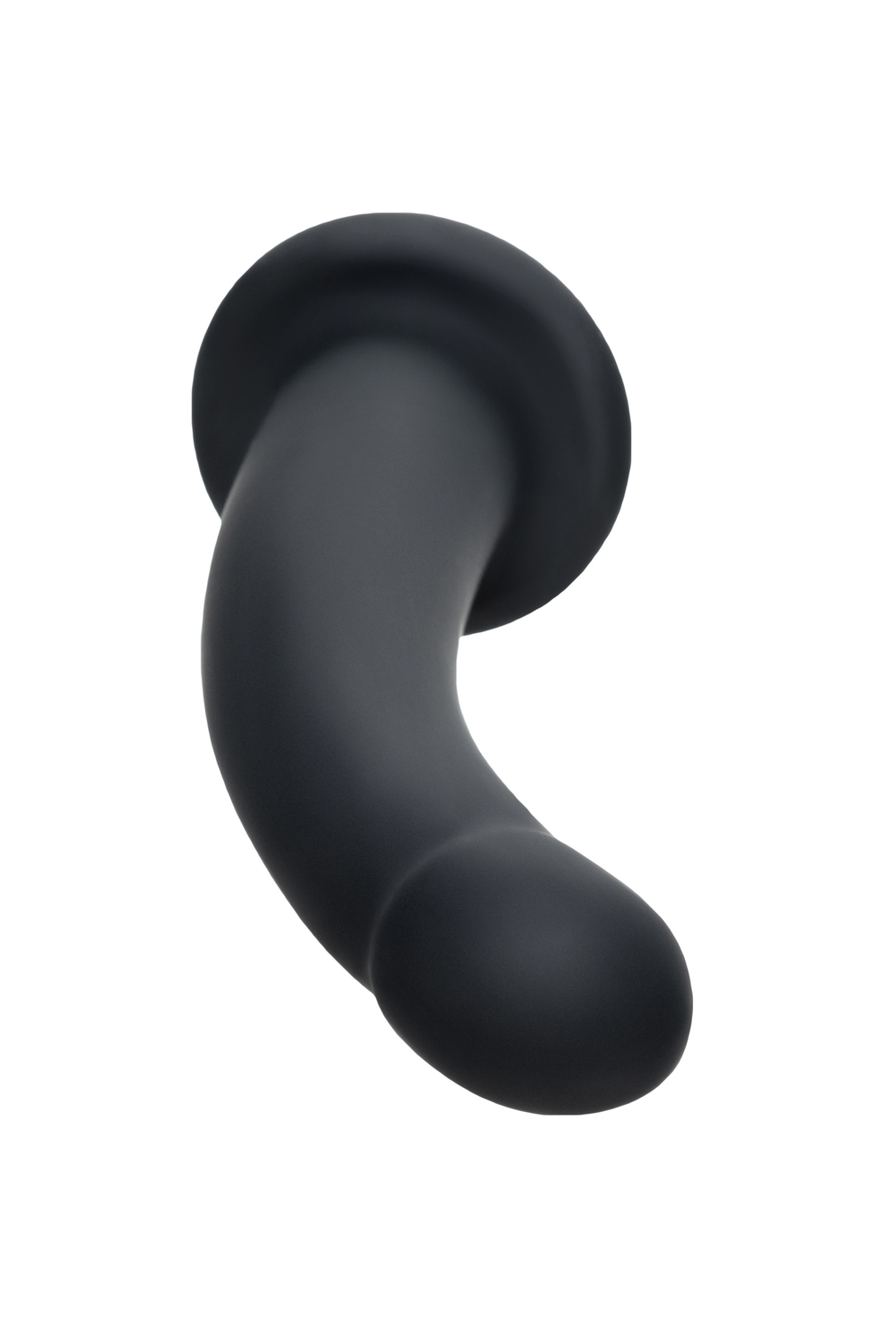 Анальный фаллоимитатор Popo с изгибом черный 13 см