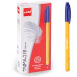 Ручка шариковая Cello "Trima-21B" синяя 0,7мм, штрих-код