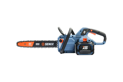 Пила цепная аккумуляторная SENIX CSX6-M1-EU, X6 60V, 1акб и зу