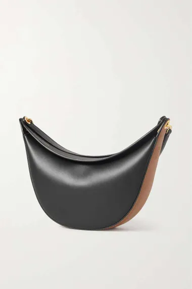 Сумка через плечо Loewe Luna Anagram с украшением черный