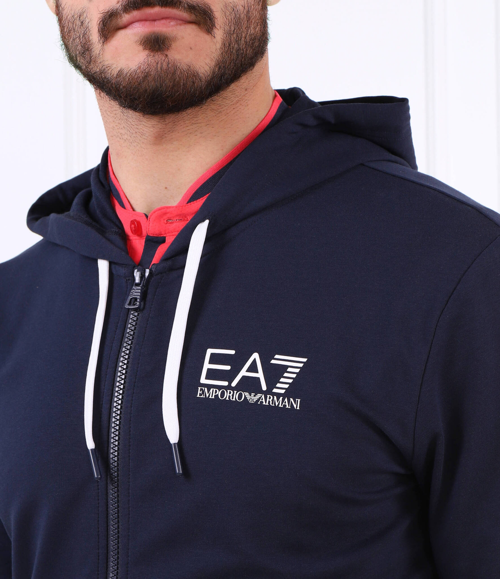 Худи EA7 - темно-синий(3RPM07 PJLIZ)