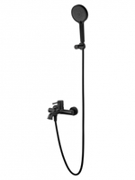 Смеситель для ванны с душем WONZON & WOGHAND TOR, Черный матовый (WW-88037073-MB)