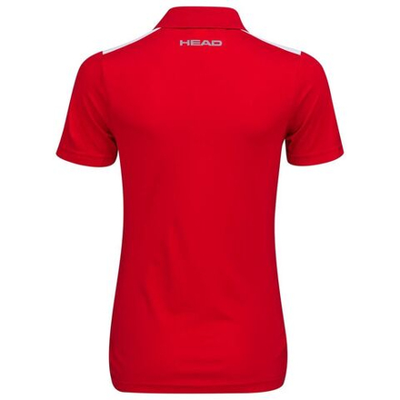 Женское поло Head Club 22 Tech Polo Shirt W - красный