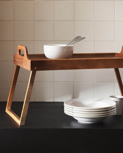ZARA HOME СКЛАДНОЙ ПОДНОС С РУЧКОЙ