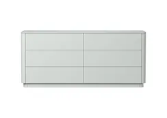 Комод Tammi 6 ящиков ширина 170 см (светло-серый)