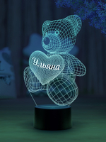 Ночник "Мишка с именем Ульяна"