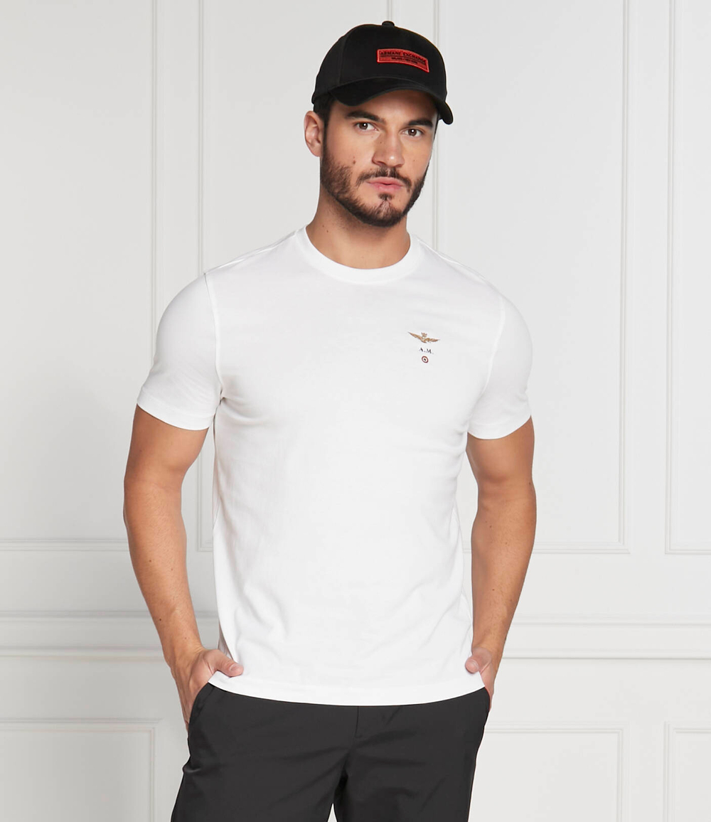 футболка Aeronautica Militare - белый(TS1580J372)