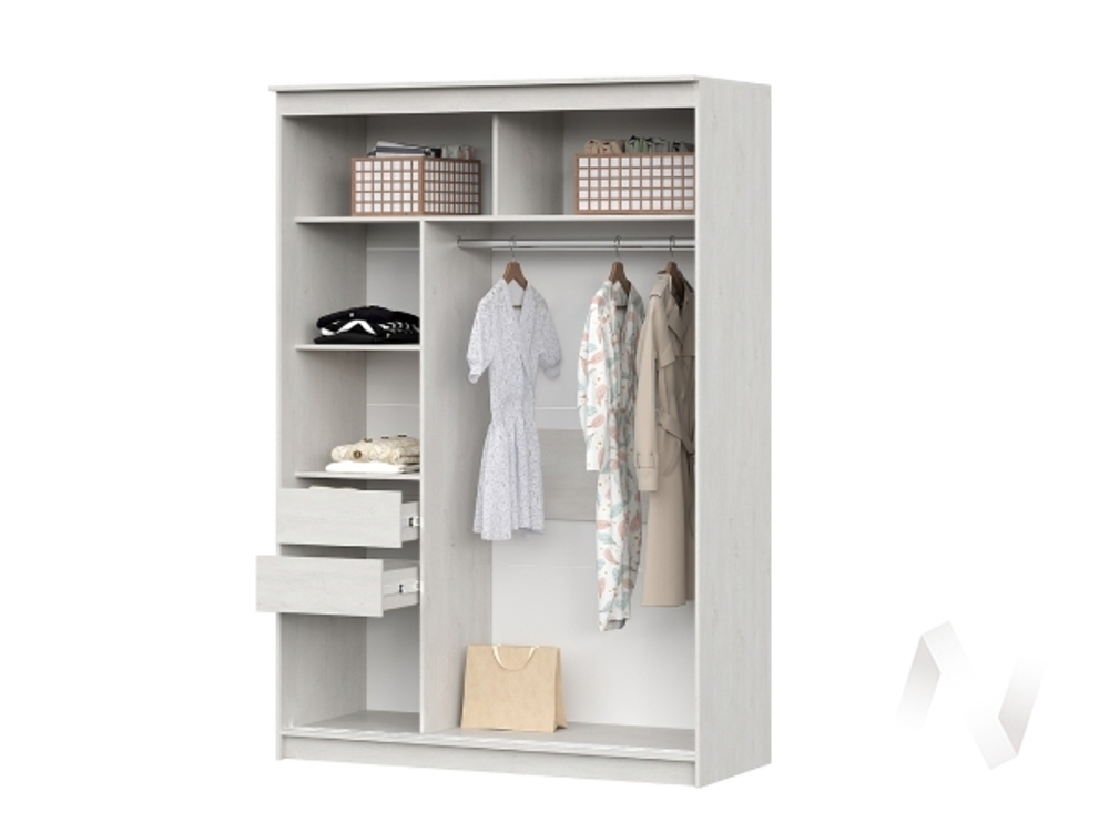 Шкаф-купе №25 1,5 Грей