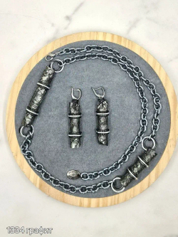 НМG 1334 Графит Серьги арт.1190