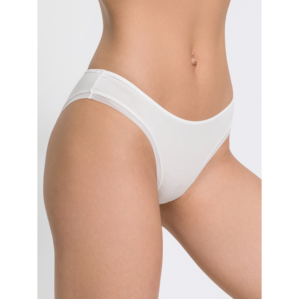Женские трусы слипы белые OROBLU Perfect Line VOBT01598