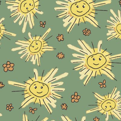 Солнышки на травке