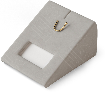 Вкладыш 08 стойка под подвеску (1 крючок) с окошком для бирки, прорезь для нитки