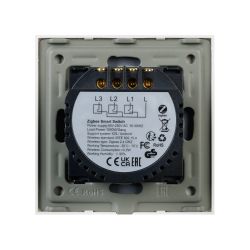Выключатель сенсорный SWT-OMALI-S03-ZB-WH (250V, 10A, Zigbee) (Arlight, Стекло) 050042