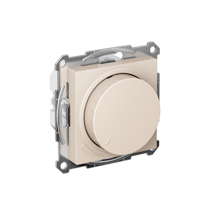 Светорегулятор поворотно-нажимной AtlasDesign 400Вт механизм беж. SE ATN000223