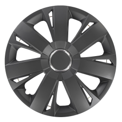 Колпаки R16 Sirius 4шт (черно-матовые) ABS-пластик ARNEZI A0702043