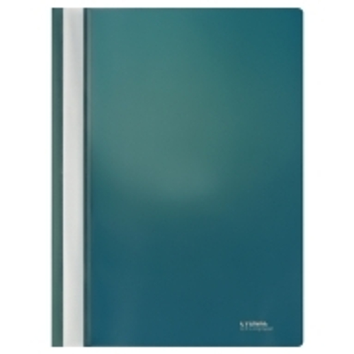 Папка-скоросшиватель пластик. перф. СТАММ "Хамелеон" А4, 180мкм, зеленый хамелеон с прозр. верхом