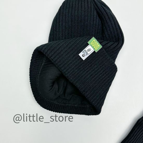 Шапка со снудом, Черный