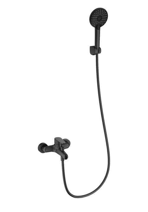 Смеситель для ванны с душем WONZON & WOGHAND ALFA, Темный графит (WW-AE3204-BGG)