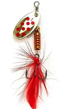 Блесна вращ. Lucky John SPIN X ROUND 01 3,5г GR