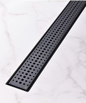 Душевой лоток с решеткой MCH Chudej CH 750/50 BC (решетка Basic, черная, 75 х 6 х 6,5 см), с боковым сливом D50