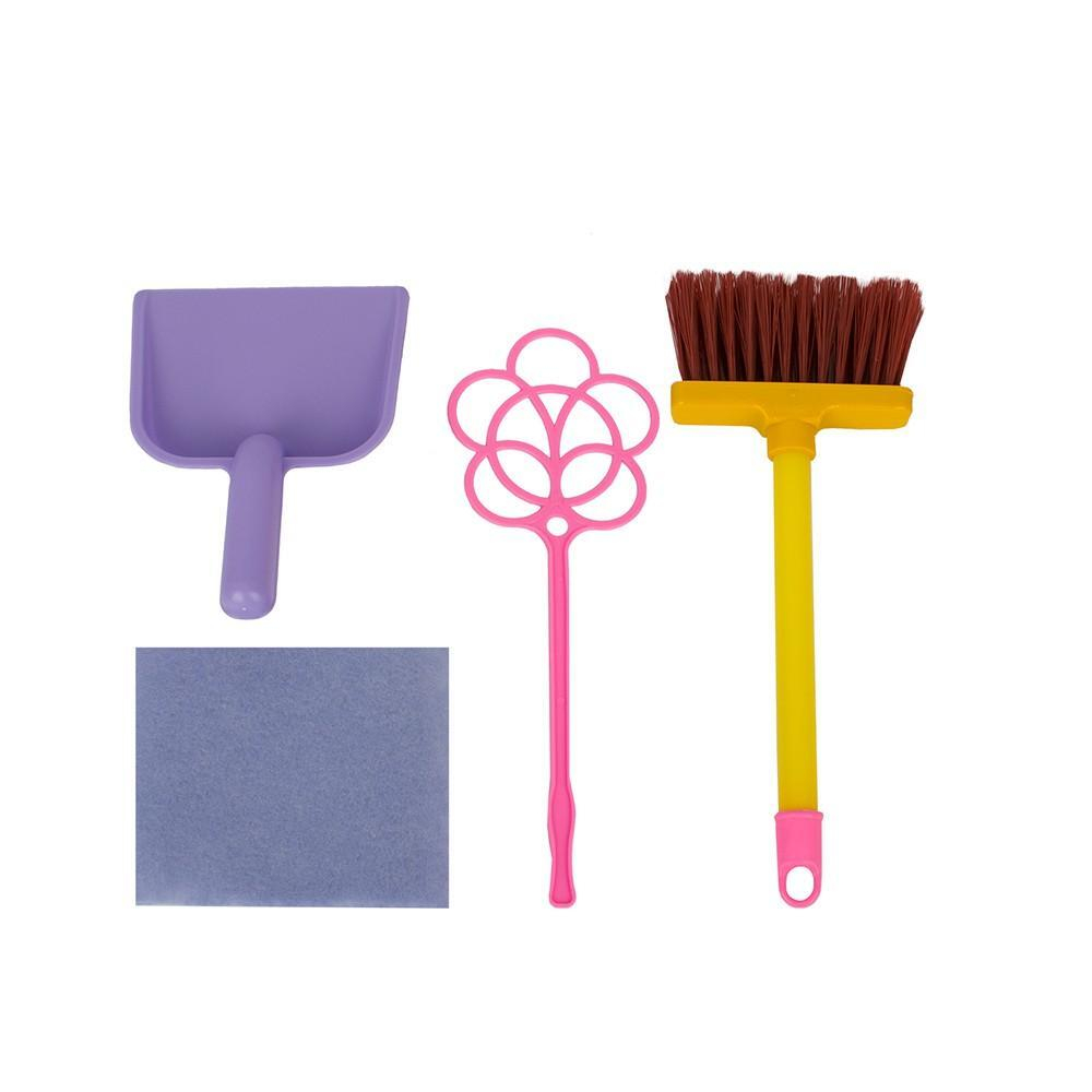 Игровой набор Золушка №1 (Щетка, совок, выбивалка, салфетка) (Совтехстром)