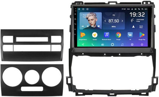 Магнитола для Toyota Land Cruiser Prado 120, Lexus GX470 (экран климата внизу, большая рамка) - Teyes SPRO+ Android 10, ТОП процессор, 4-32, SIM-слот