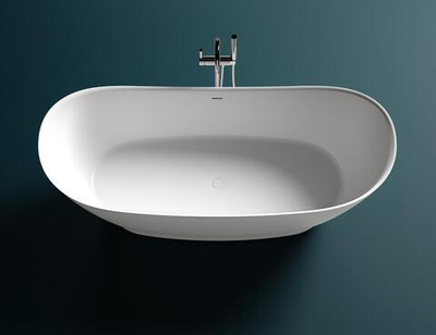 Ванна каменная отдельностоящая матовая 170х75 Salini NOEMI 170 101722MRH окрашена по RAL снаружи