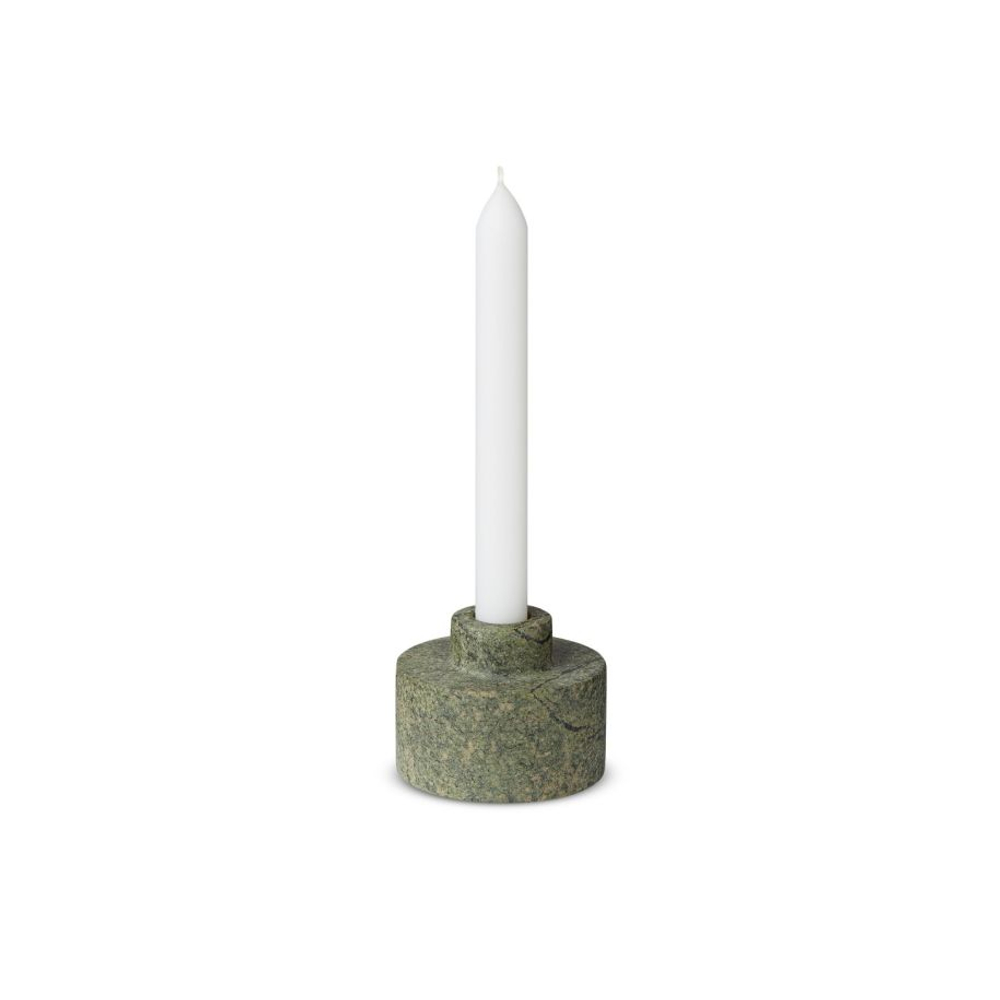 Подсвечник Stone Stacking green