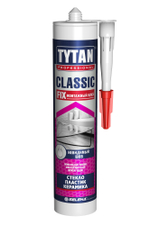 Клей Tytan Professional Classic Fix монтажный каучуковый универсальный прозрачный 310мл/334г