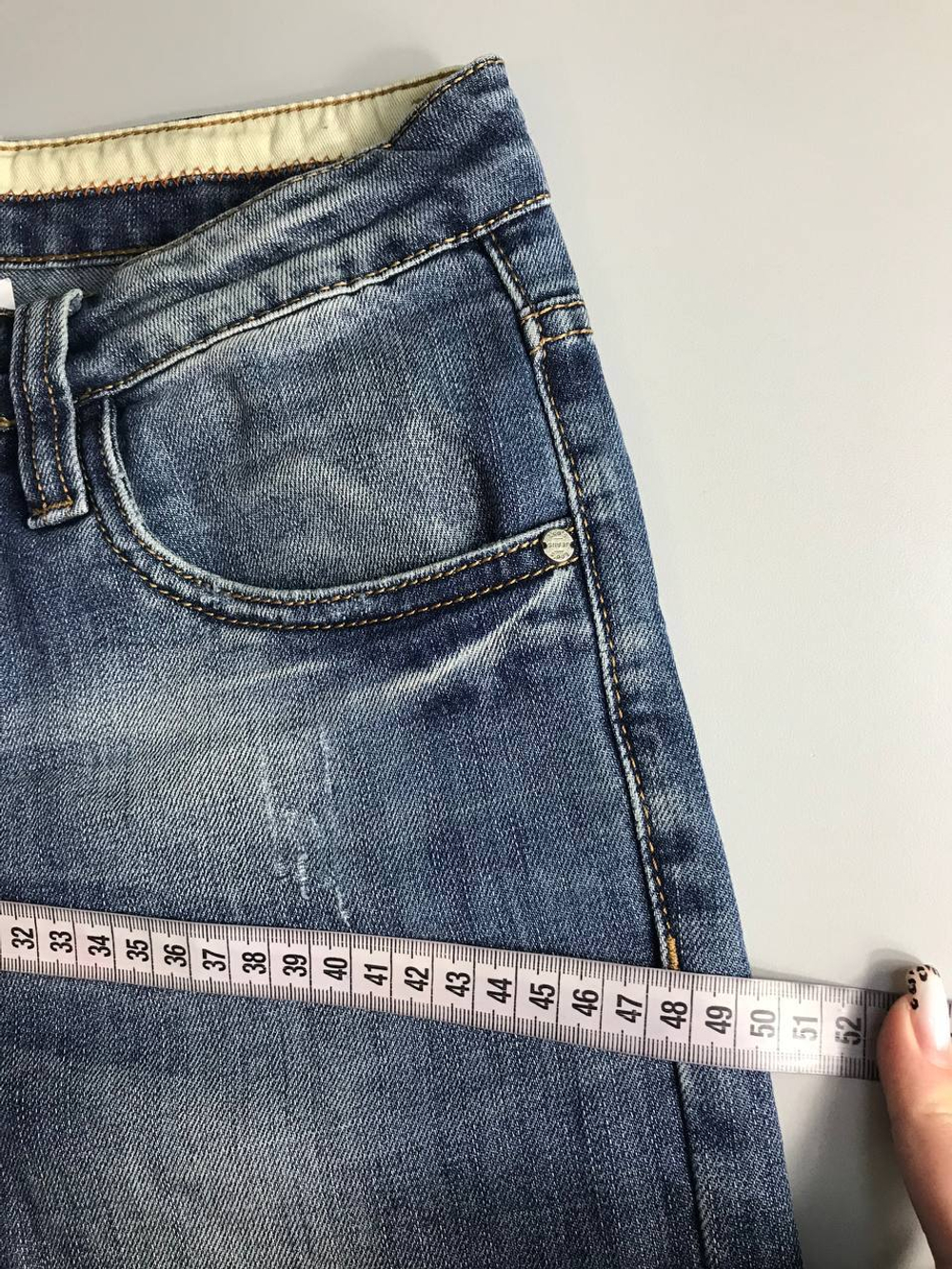Джинсы Leo's прямые, маркировка 30, визуально на 46 размер