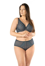 Трусики-слипы с высокой линией талии Daniela (Размер: L) (Цвет: грязно-синий)