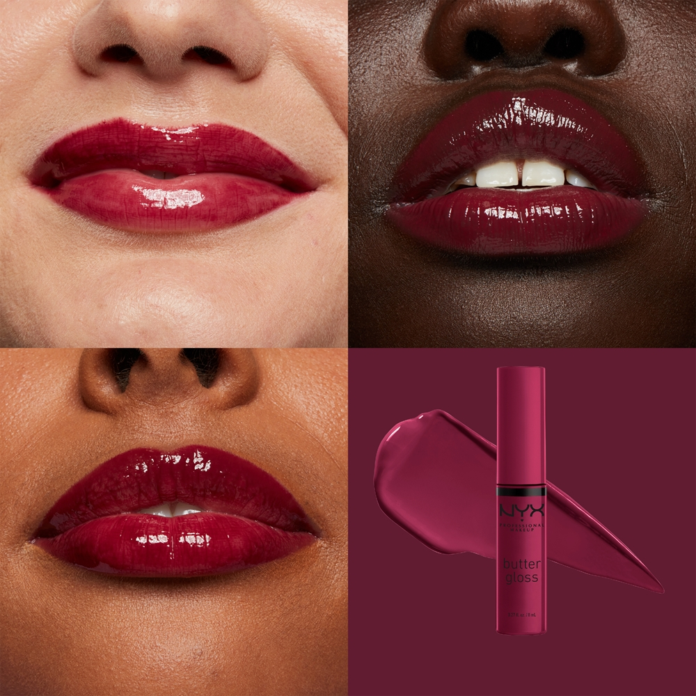 NYX Professional Makeup Butter Gloss - Блеск для губ оттенок 22 Devil's FoотCake, 8 ml