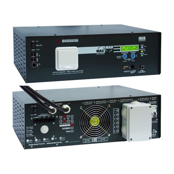 Инвертор МАП DOMINATOR 48В 4.5 кВт, YASHEL Technologies Инвертор МАП DOMINATOR 48В 4.5 кВт, фото №836424838