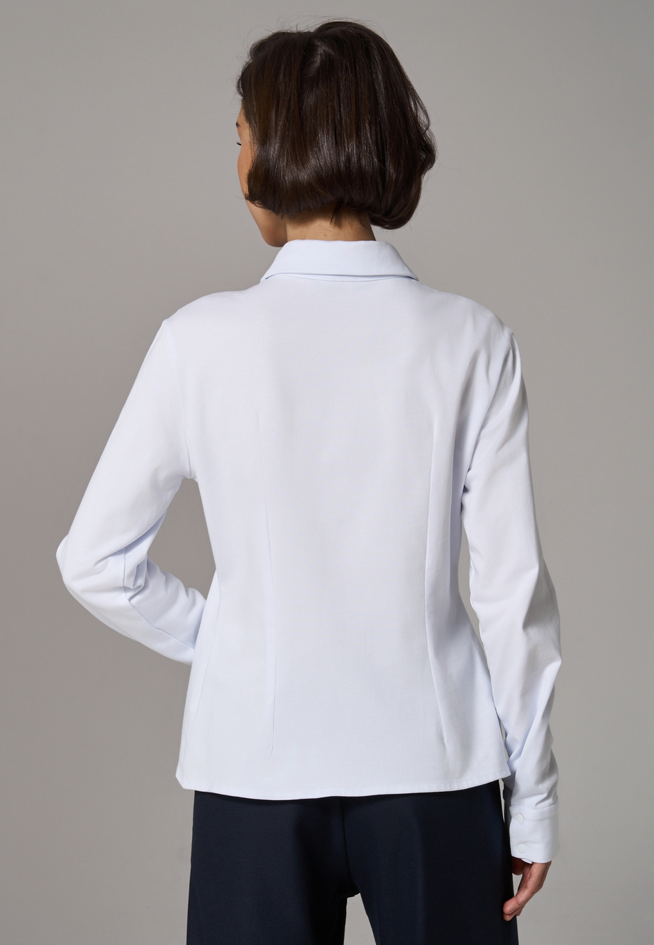 Рубашка трикотажная белая