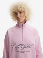 Толстовка Ruff Global Halfzip Sport Jacket розовый