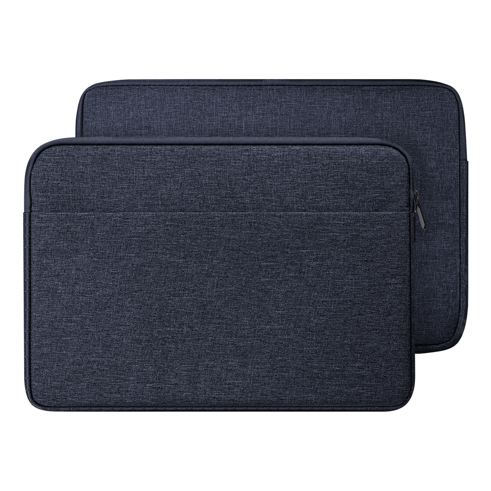 Легкая горизонтальная сумка чехол темно-синего цвета (Navy Blue) для ноутбука или планшета размером от 15.5 до 16 дюймов, серия LBDB Series